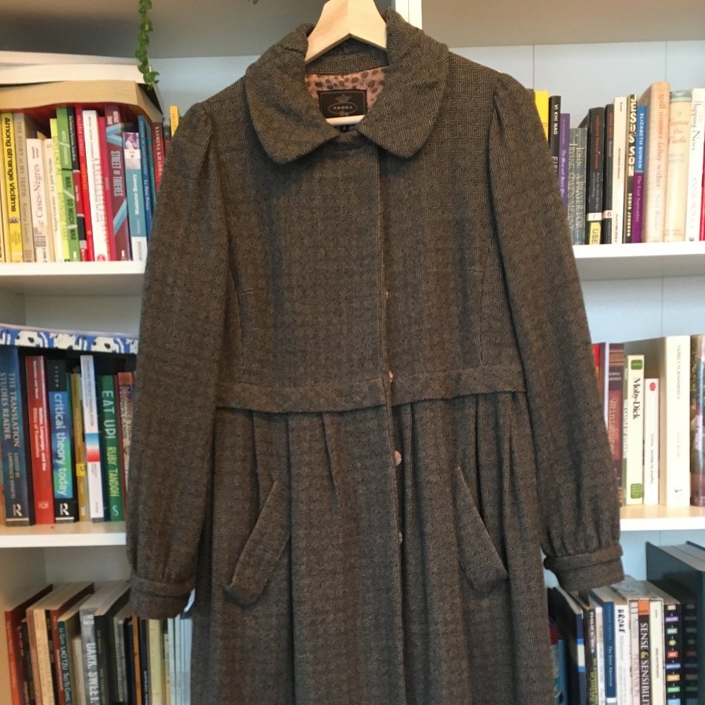 Tocca Peter Pan Collar Wool Coat